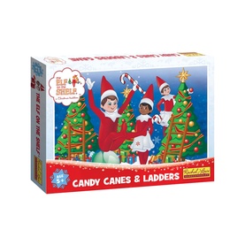 Candy Canes & Ladders Board Game