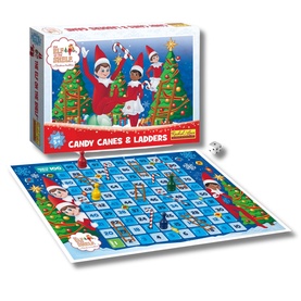 Candy Canes & Ladders Board Game