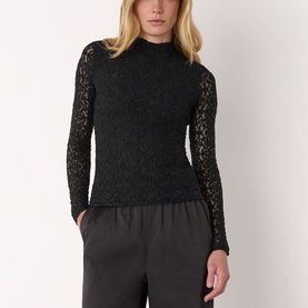 Lace Long-Sleeved Top