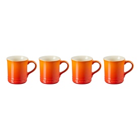 Stoneware Mugs 400ml, Set of Four