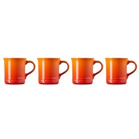 Stoneware Mugs 400ml, Set of Four