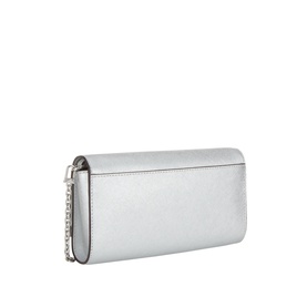 Mona Metallic Leather Clutch