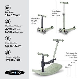 Mini Micro 4in1 Scooter & Indoor Rocker