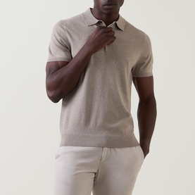Luxury Knitted Polo Shirt