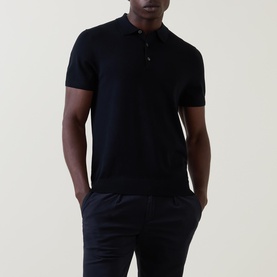 Luxury Knitted Polo Shirt