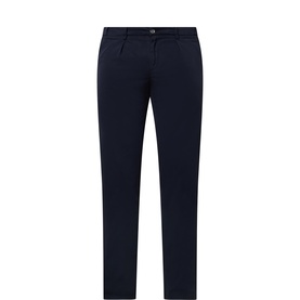 Garment-Dyed Relaxed Trousers