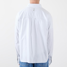 Script Logo Striped Shirt