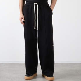 Pleated Drawstring Sweatpants