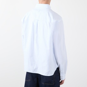 Script Logo Striped Shirt