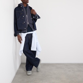 Box Logo Zip Hoodie