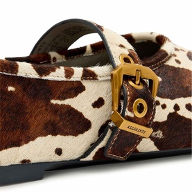 Sabine Cow Ballet Flats