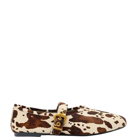 Sabine Cow Ballet Flats