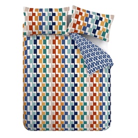 Bryson Geometric Duvet Cover Bright