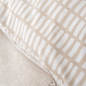 Larsson Geometric Duvet Cover Natural