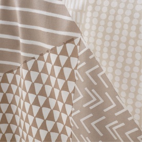 Larsson Geometric Duvet Cover Natural
