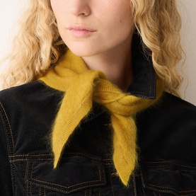 Halo Cashmere Triangle Scarf
