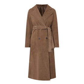 Oblare Suede Trench Coat