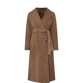 Oblare Suede Trench Coat