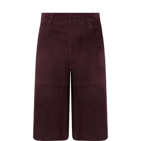 Scoglio Midi Suede Shorts