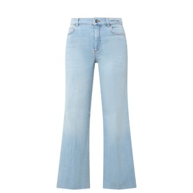 Cropped Wide Leg Jeans