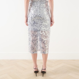 Arca High-Rise Sequin Pencil Skirt