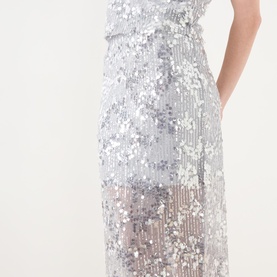 Arca High-Rise Sequin Pencil Skirt