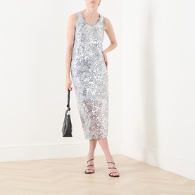 Arca High-Rise Sequin Pencil Skirt