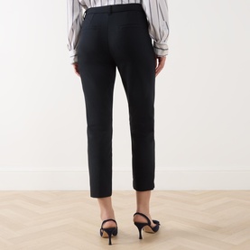Ghianda Mid-Rise Slim Leg Cropped Trousers