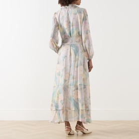 Terra Pastel Floral Shirt Dress