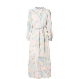 Terra Pastel Floral Shirt Dress