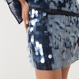 Pepli Sequin Mini Skirt
