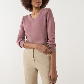 Chiffon Fine Knit Sweater