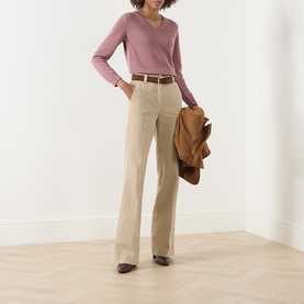 Chiffon Fine Knit Sweater