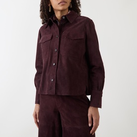 Apogeo Double Pocket Suede Overshirt