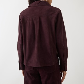 Apogeo Double Pocket Suede Overshirt