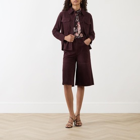 Apogeo Double Pocket Suede Overshirt