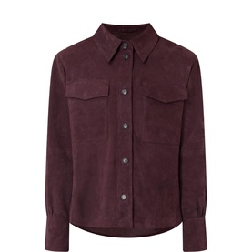 Apogeo Double Pocket Suede Overshirt