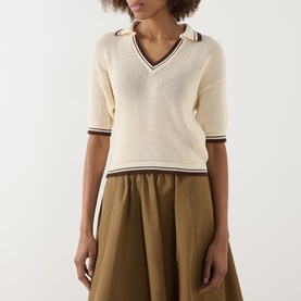 Lembi Varsity Knitted Sweater