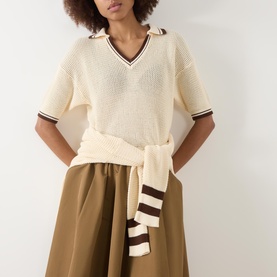 Lembi Varsity Knitted Sweater