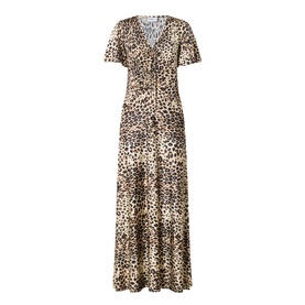 Teca Leopard Flared Dress