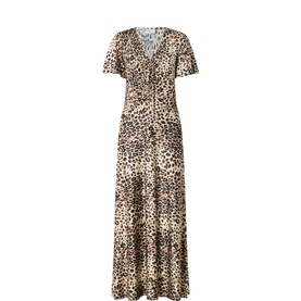 Teca Leopard Flared Dress