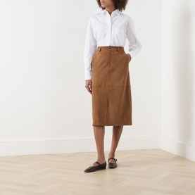 Zeus Suede Skirt