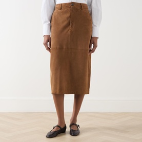 Zeus Suede Skirt