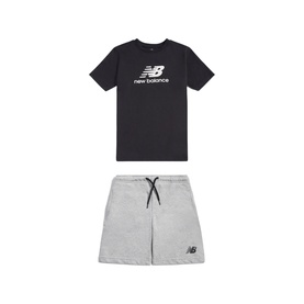 Stacked Logo T-Shirt & Shorts Two-Piece Set
