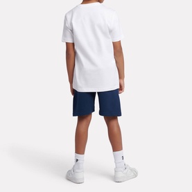 Stacked Logo T-Shirt & Shorts Two-Piece Set