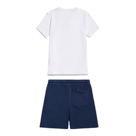 Stacked Logo T-Shirt & Shorts Two-Piece Set