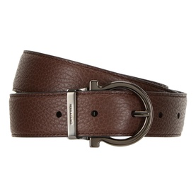 Mulfo Logo Adjustable Leather Belt