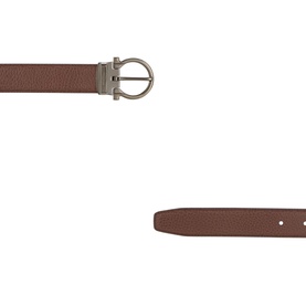 Mulfo Logo Adjustable Leather Belt