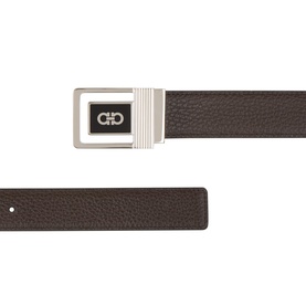 Mulfo Logo Adjustable Leather Belt