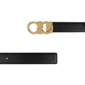 Score Logo Adjustable Leather Belt
